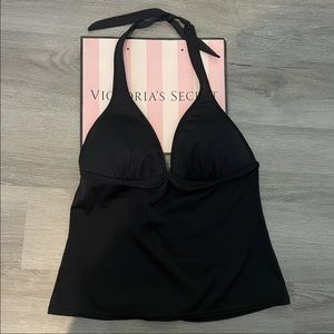 Victoria Secret Black Halter Tankini
